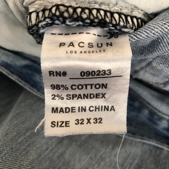 Pacsun Men's Size 32x32 Distressed Skinny Jeans - Picture 10 of 11